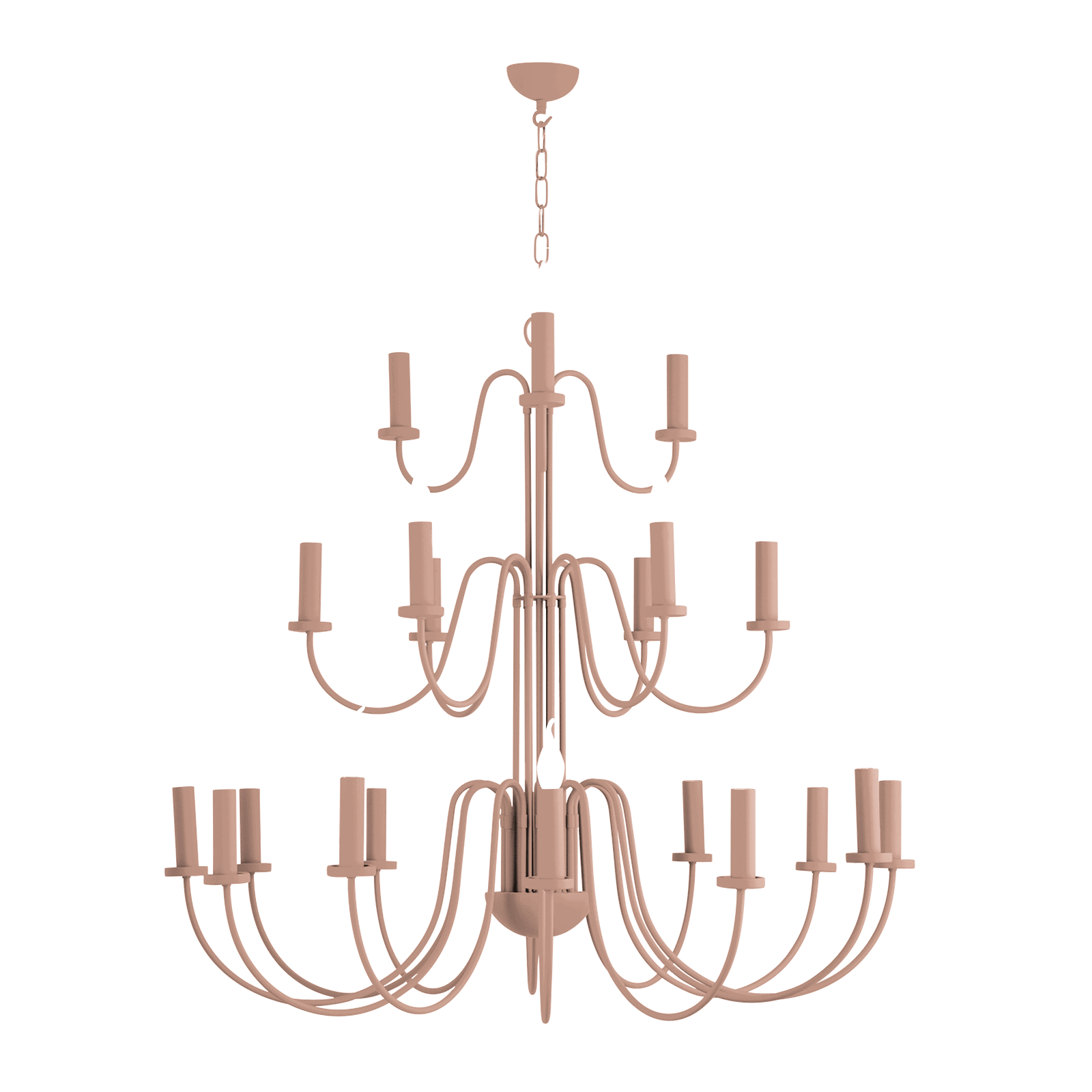Pigalle 21 Light Armed Pendant Bespoke Fitting Only- Various Finishes