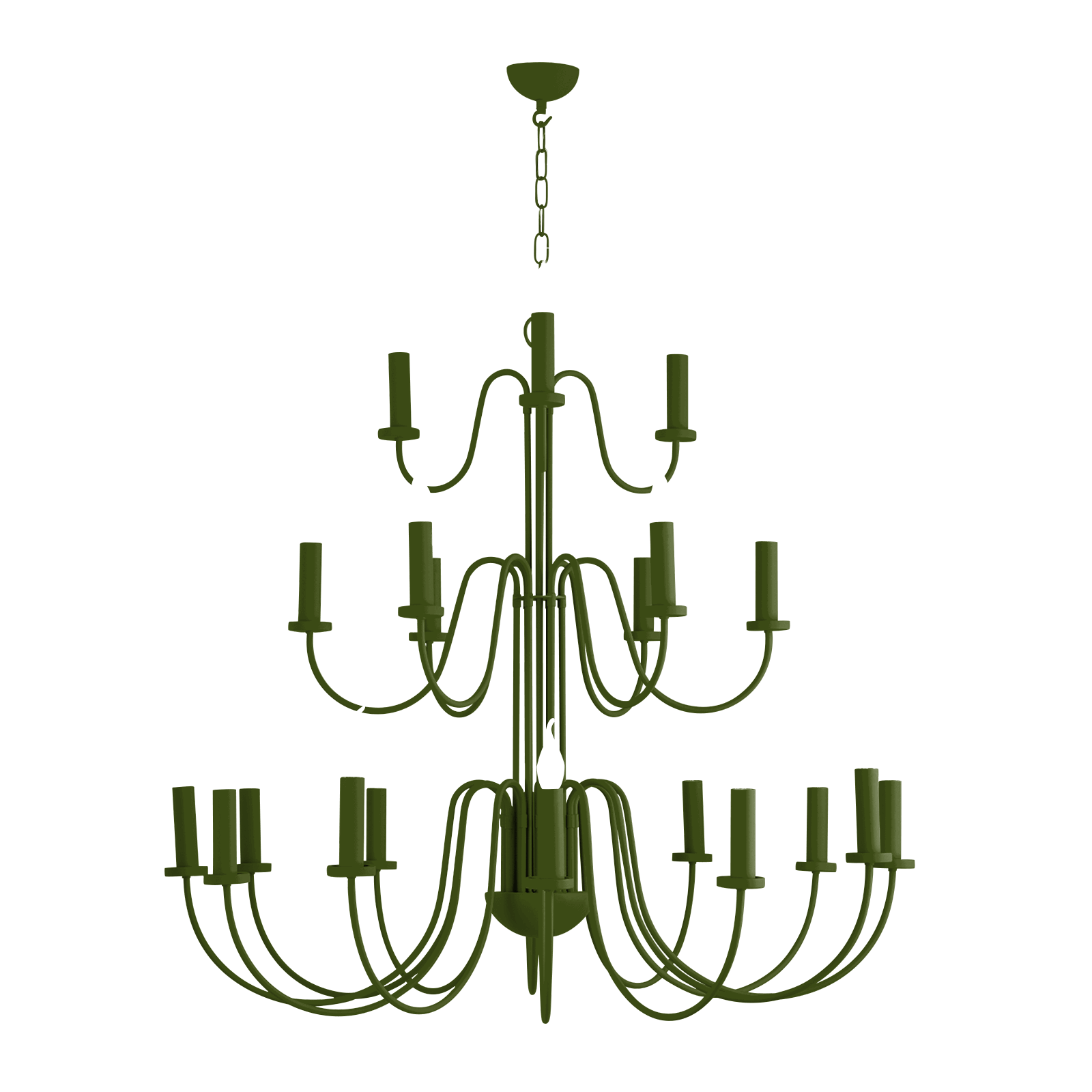 Pigalle 21 Light Armed Pendant Bespoke Fitting Only- Various Finishes