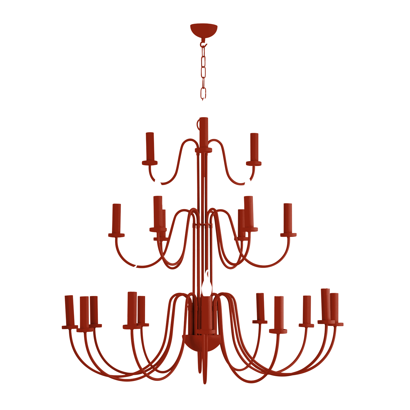 Pigalle 21 Light Armed Pendant Bespoke Fitting Only- Various Finishes