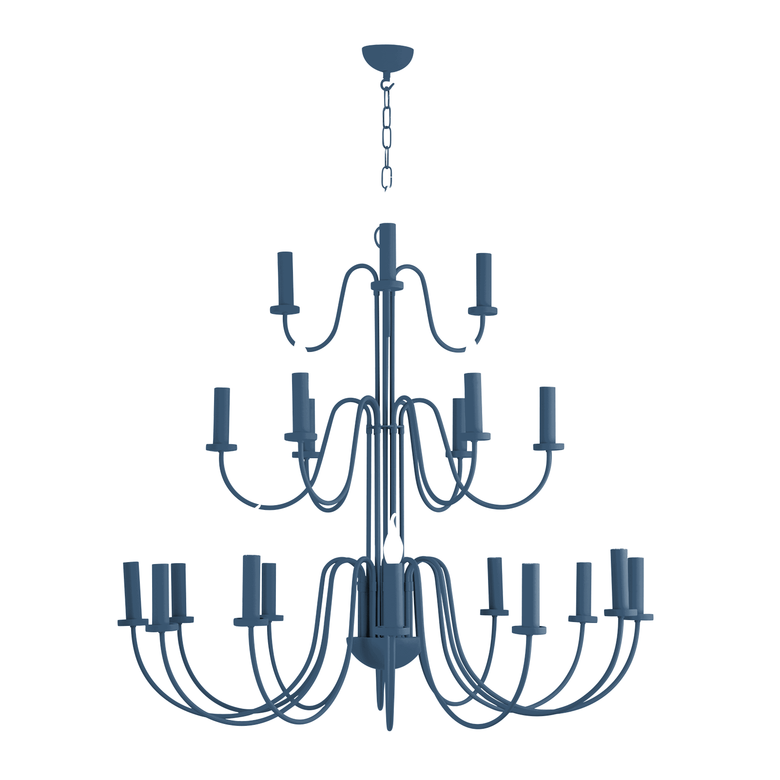 Pigalle 21 Light Armed Pendant Bespoke Fitting Only- Various Finishes