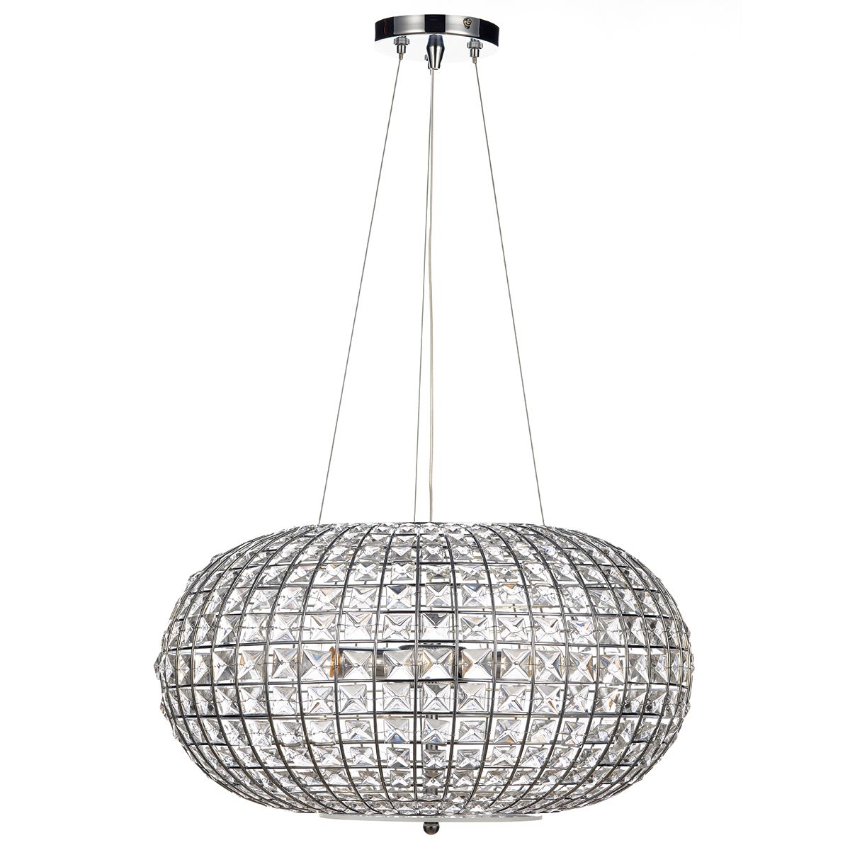 Plaza 3Lt Centre Ceiling Light Polished Chrome - Promotional Offer