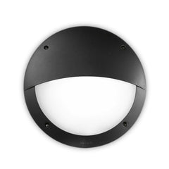 Polar Wall Light - White/Black Finish - Cusack Lighting