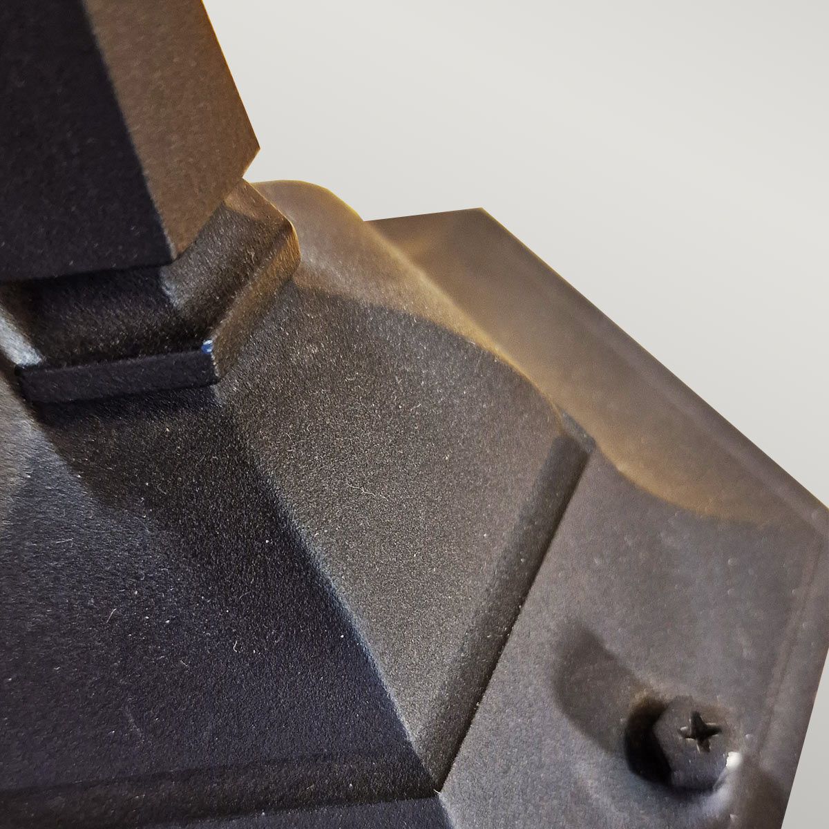 Parish Medium/Large 1 Light Pillar - Black IP44 E27