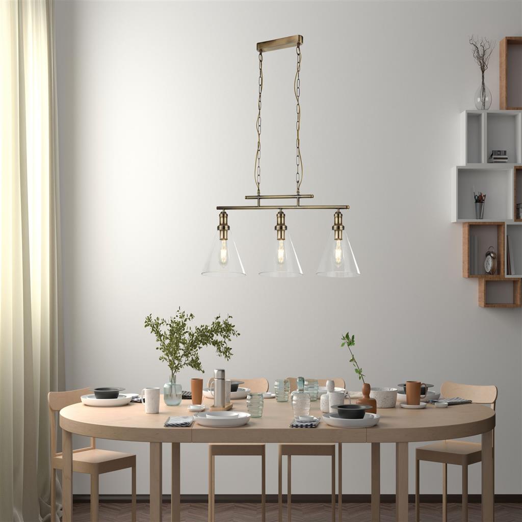 Pyramid 3Lt Kitchen Light - Various Finish