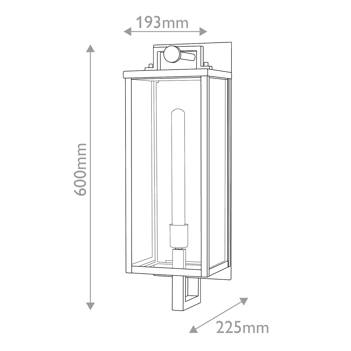 Catalina 1 lt Wall Lantern IP44 E27