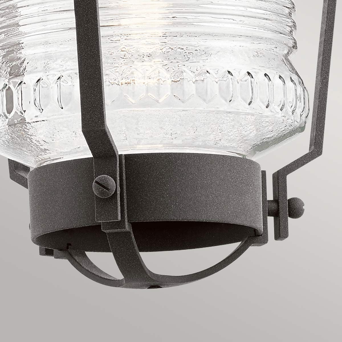 Chance Harbor 1 Light Chain Lantern - Weathered Zinc IP44 E27