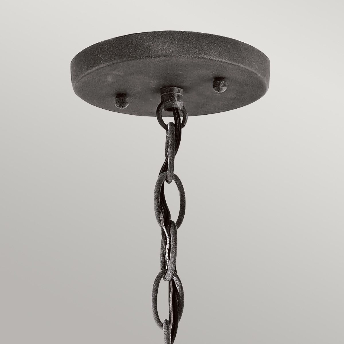 Chance Harbor 1 Light Chain Lantern - Weathered Zinc IP44 E27