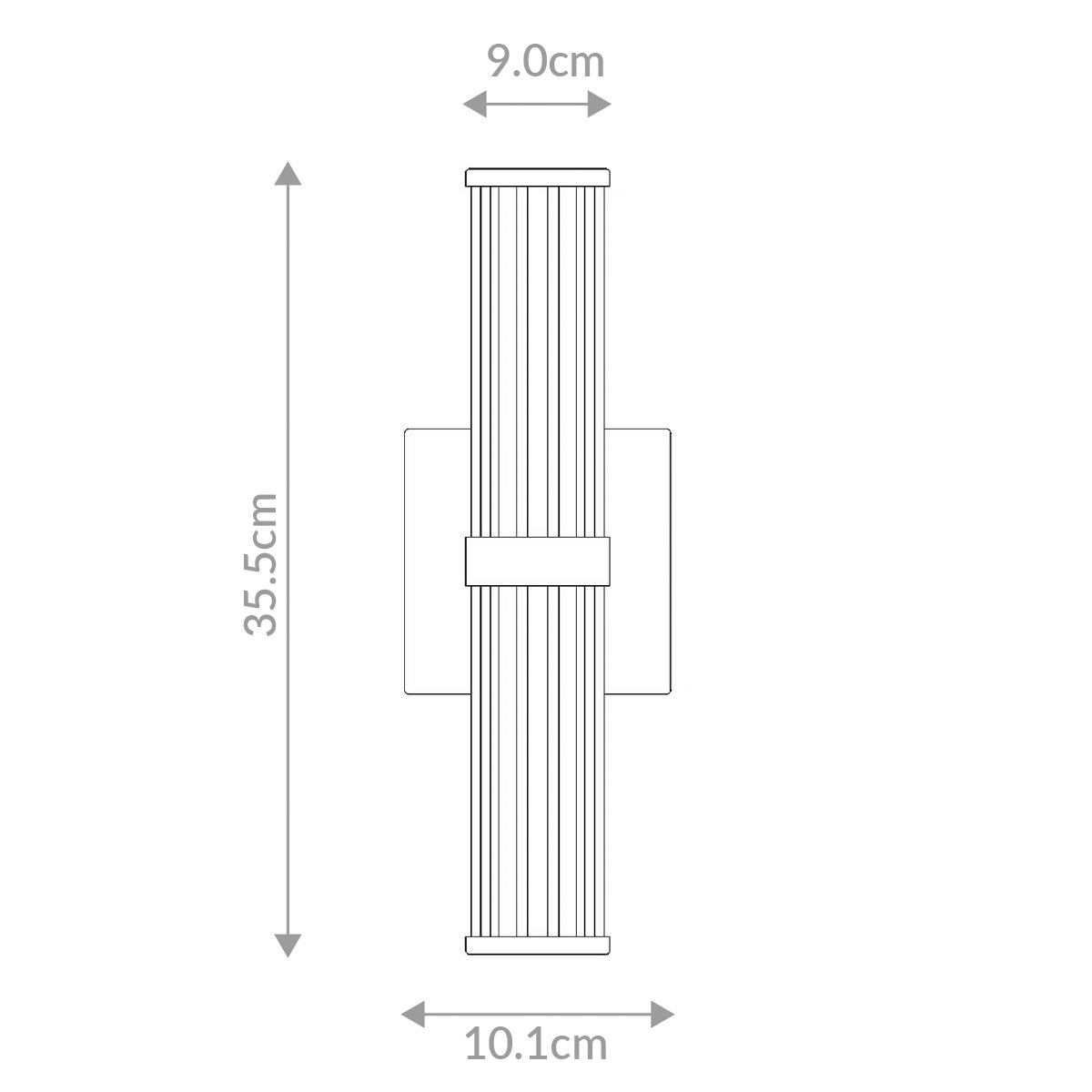 FaytonWall Light IP44 Integrated LED