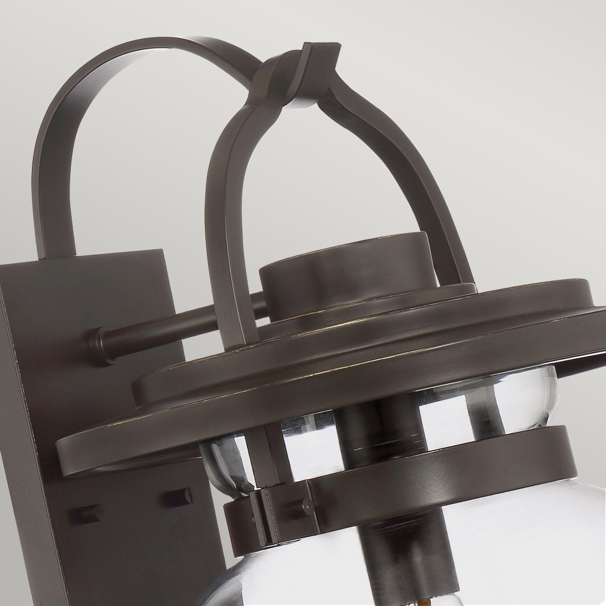 Lasalle 1 Light Small/Medium/Large Outdoor Wall Lantern - Western Bronze E27 IP44