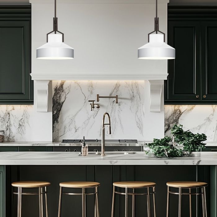 Quoizel Brecken 2 Lt Pendant Light- Various Finishes