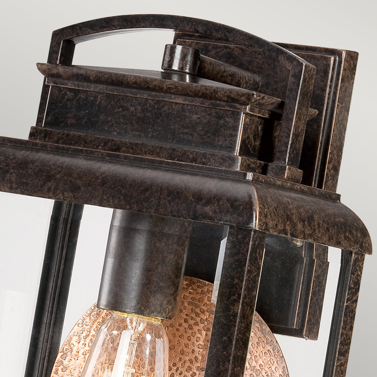 Byron Medium Wall Lantern - Imperial Bronze Finish