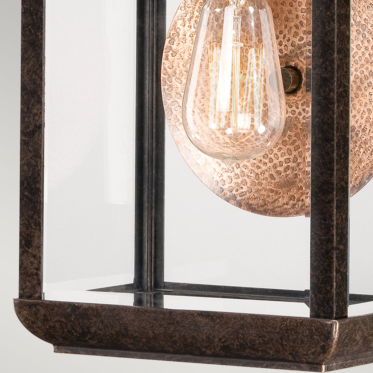 Byron Medium Wall Lantern - Imperial Bronze Finish