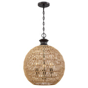 Quoizel Casablanca 3 lt Pendant - Palladian Bronze E27