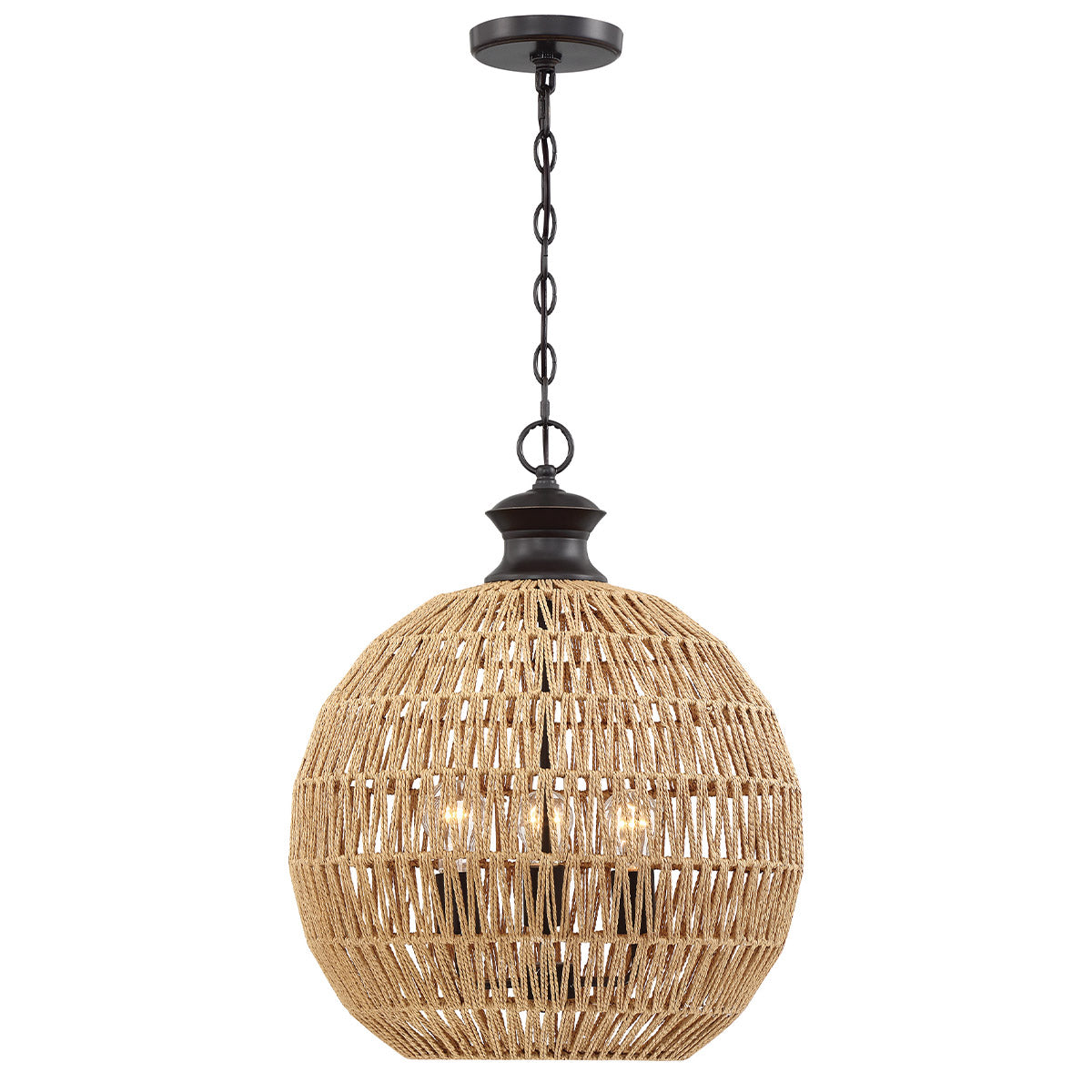 Quoizel Casablanca 3 lt Pendant - Palladian Bronze E27