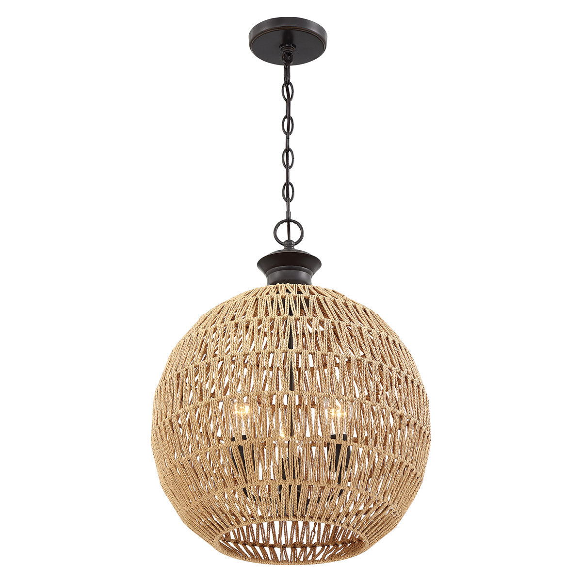 Quoizel Casablanca 3 lt Pendant - Palladian Bronze E27