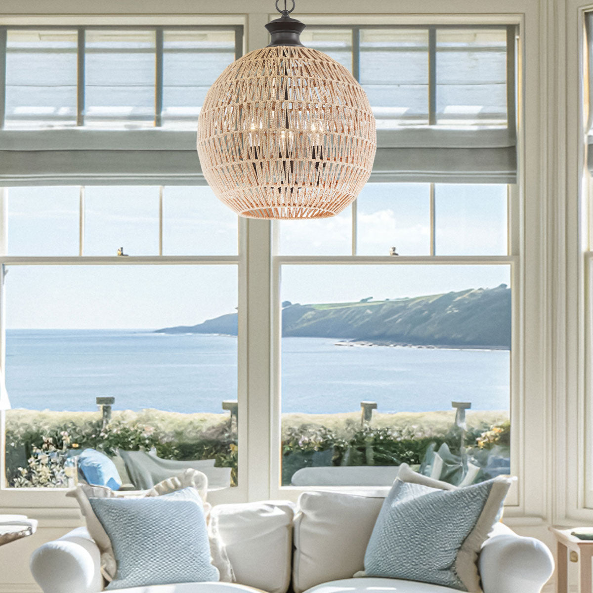 Quoizel Casablanca 3 lt Pendant - Palladian Bronze E27