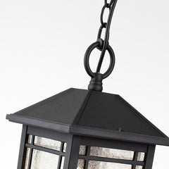 Cedar Point Chain Lantern – Black Finish