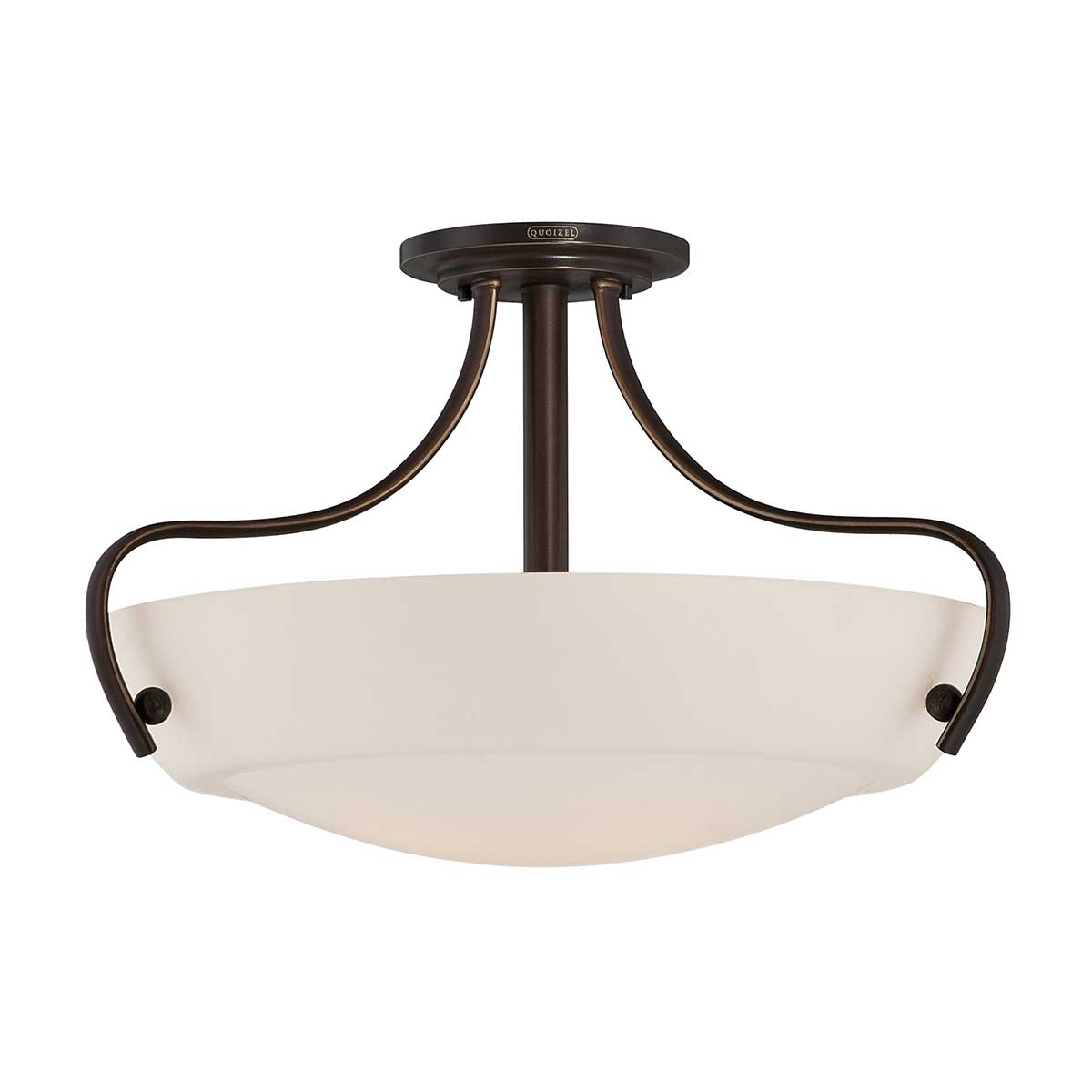 Chantilly 3 Light Semi-Flush Light - Palladian Bronze E27