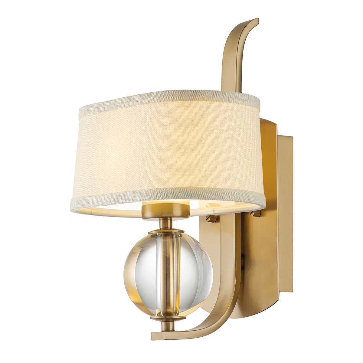 Gotham 1 Light Wall Light - Brushed Brass IP20 G9