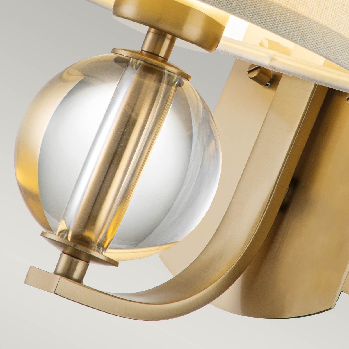 Gotham 1 Light Wall Light - Brushed Brass IP20 G9