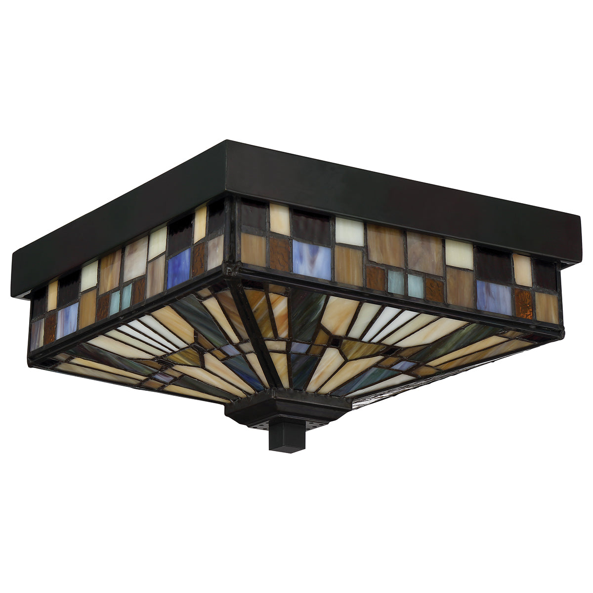 Inglenook 2Lt Outdoor Flush Mount – Valiant Bronze Finish