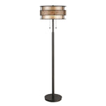Laguna 2 Light Floor Lamp - Renaissance Copper E27