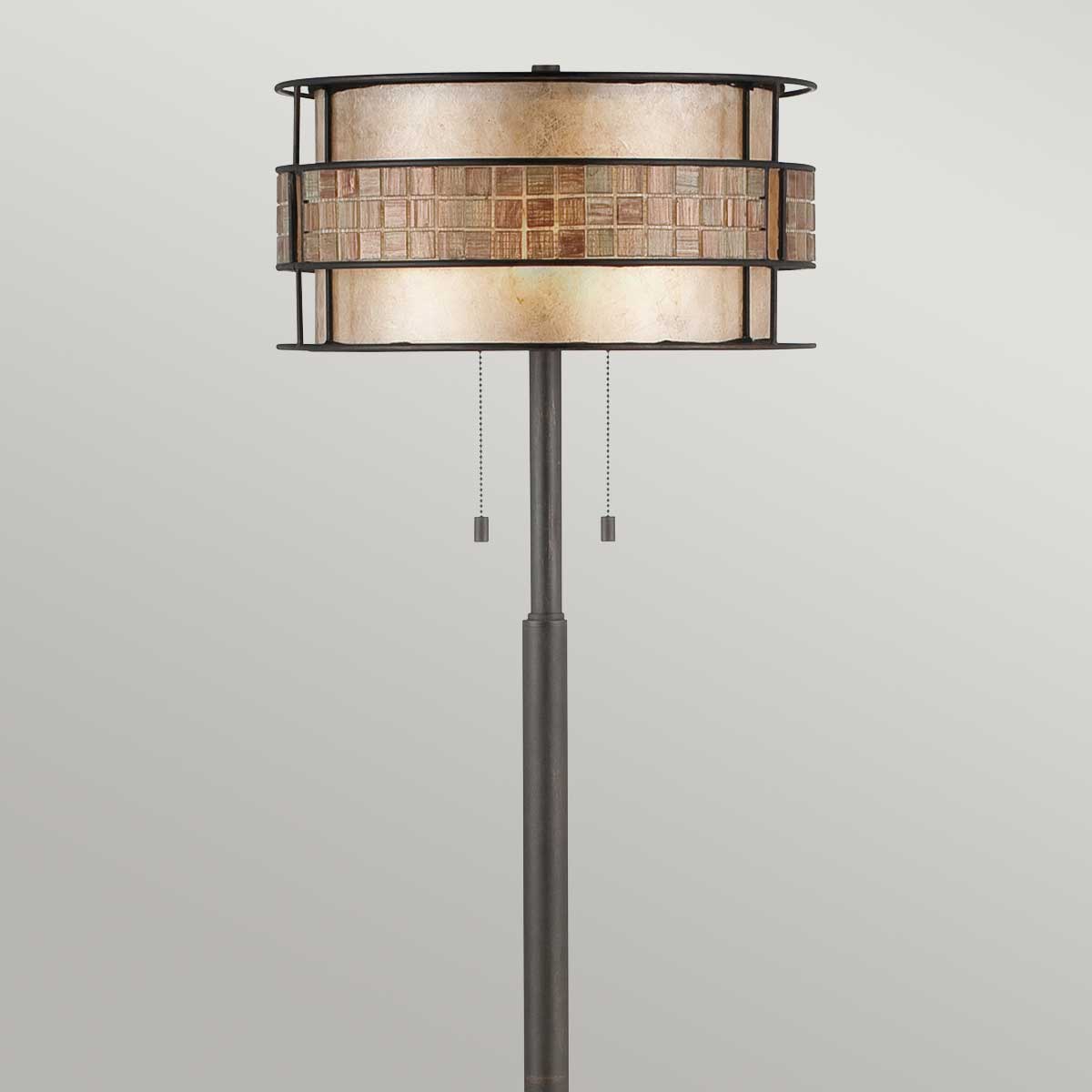 Laguna 2 Light Floor Lamp - Renaissance Copper E27
