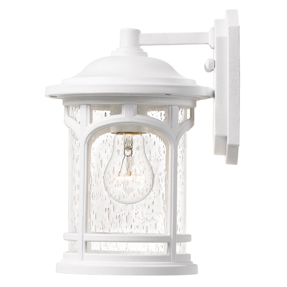 Marblehead Small Wall Lantern – White Finish