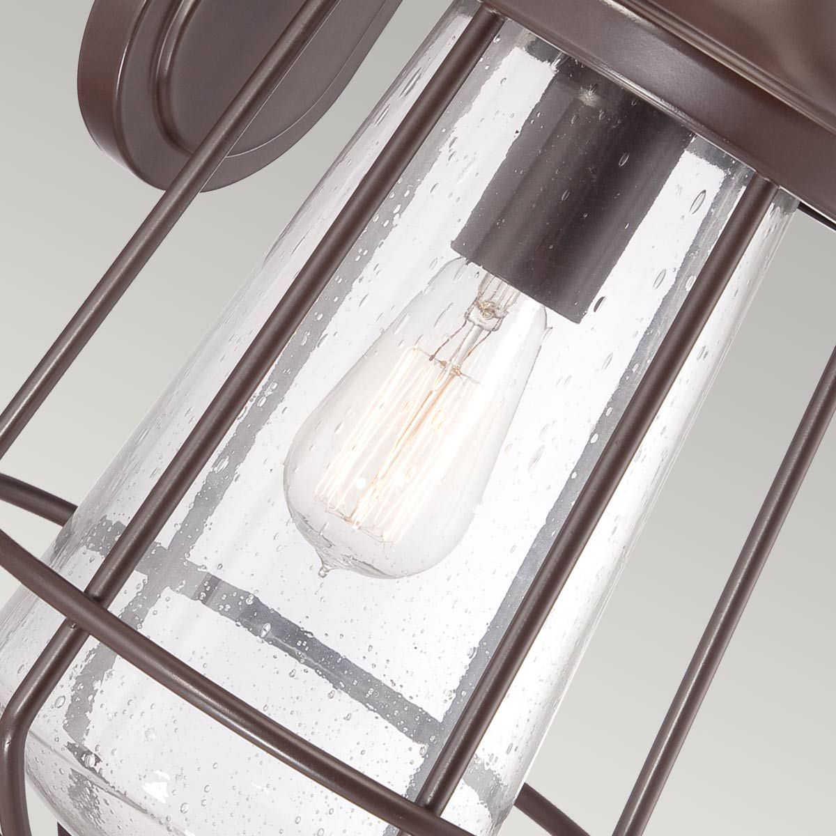 Marine 1 Light  Outdoor Wall Lantern - Western Bronze E27 IP44