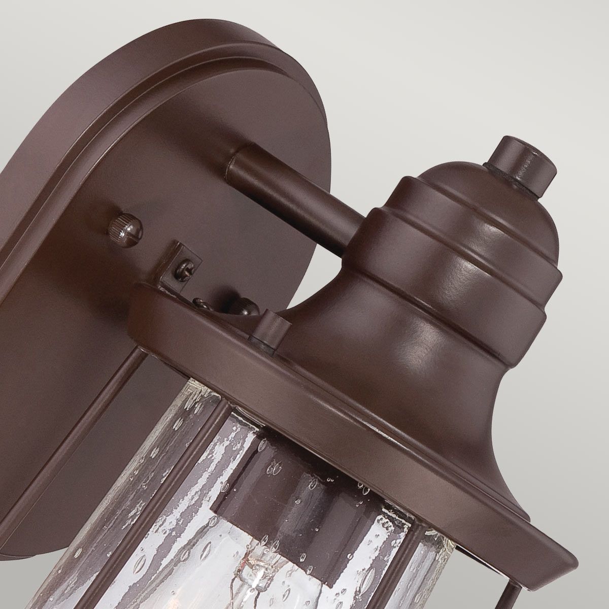 Marine 1 Light  Outdoor Wall Lantern - Western Bronze E27 IP44