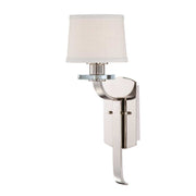 Sutton Place 1 Light Wall Light - Imperial Silver IP20 E27