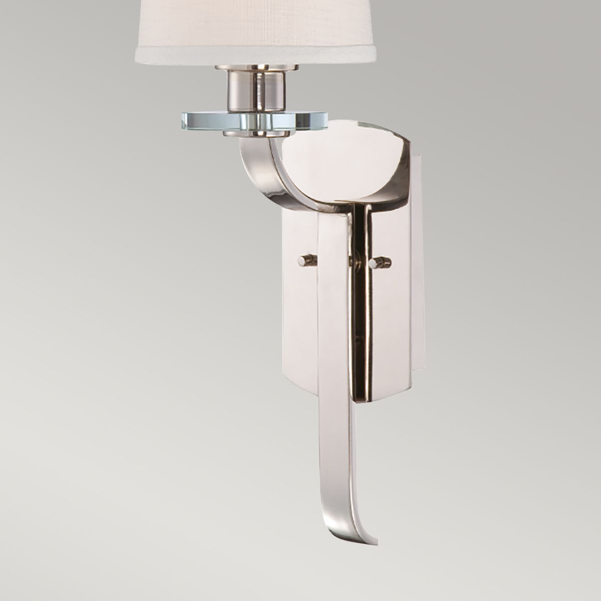 Sutton Place 1 Light Wall Light - Imperial Silver IP20 E27