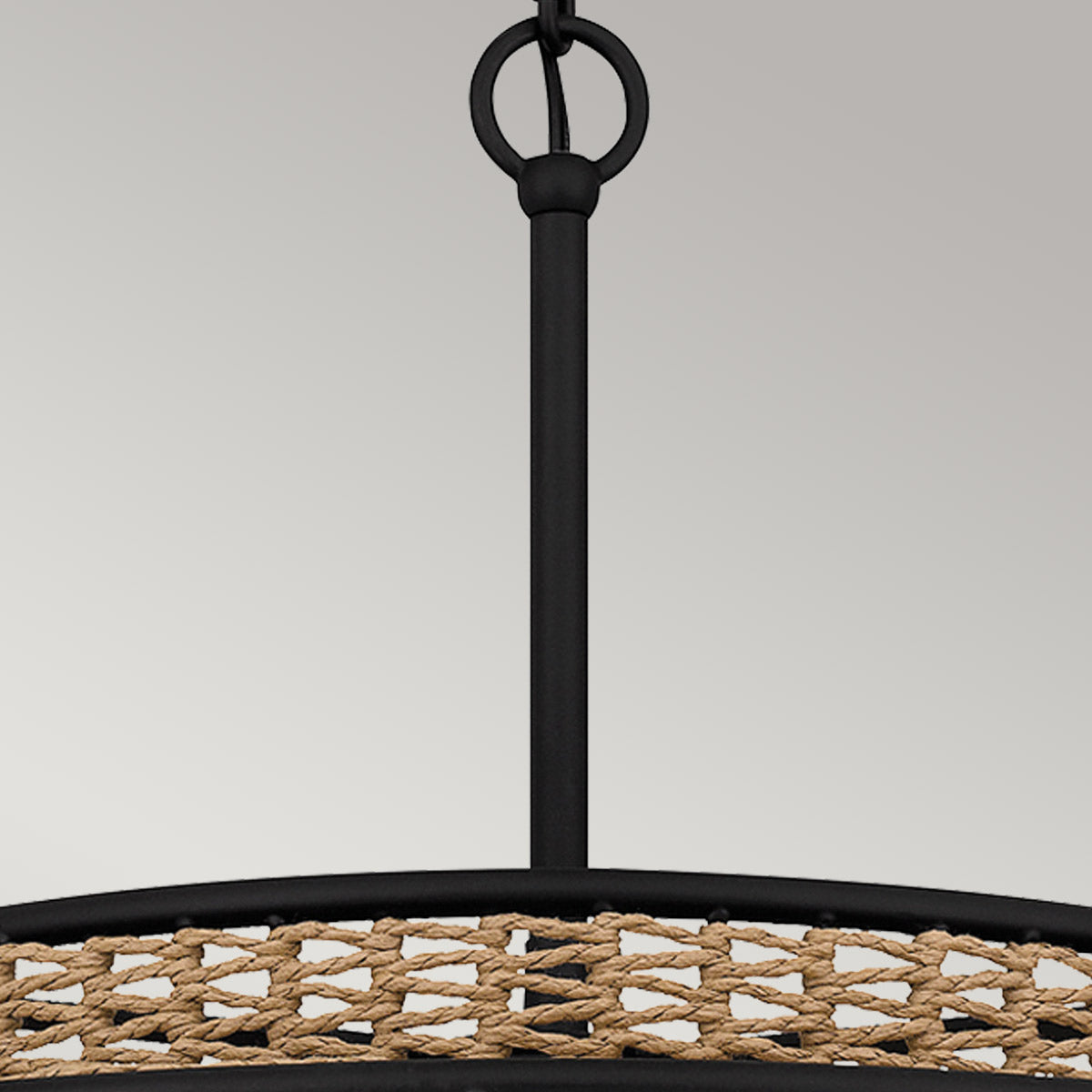 Quoizel Teton 5 lt Pendant - Matte Black E27