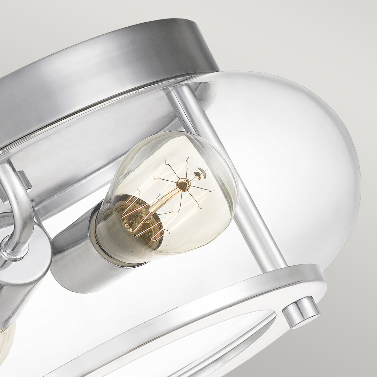 Trilogy 2/3Lt Flush - In Various Finishes E27