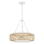 Quoizel Waylon 4 lt Pendant - Antique White E27