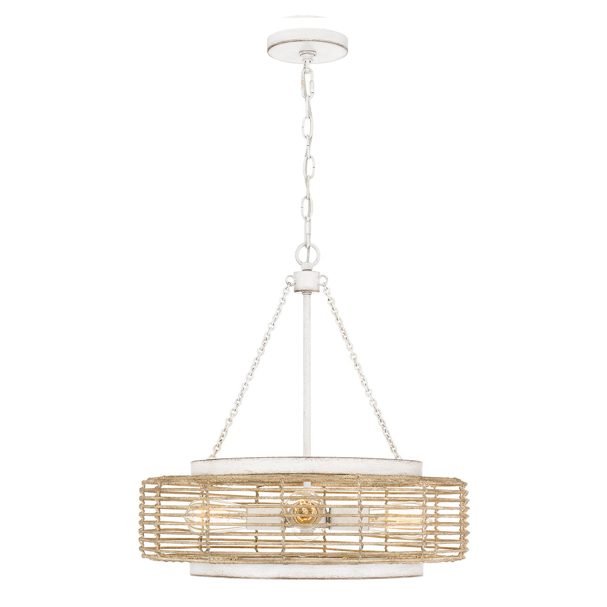 Quoizel Waylon 4 lt Pendant - Antique White E27