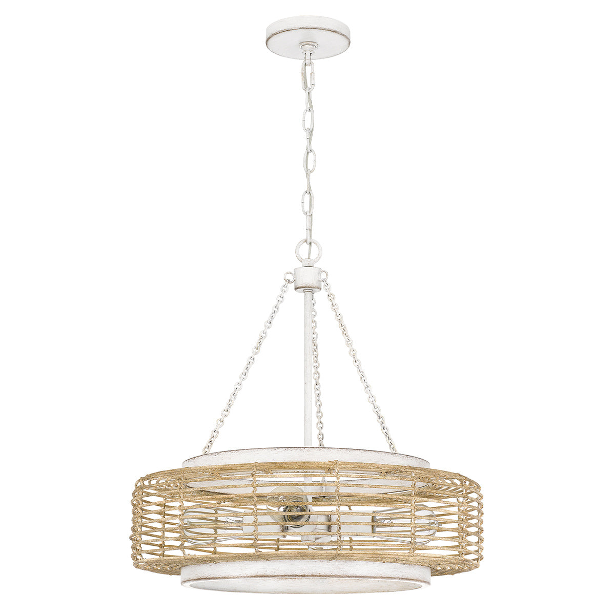 Quoizel Waylon 4 lt Pendant - Antique White E27