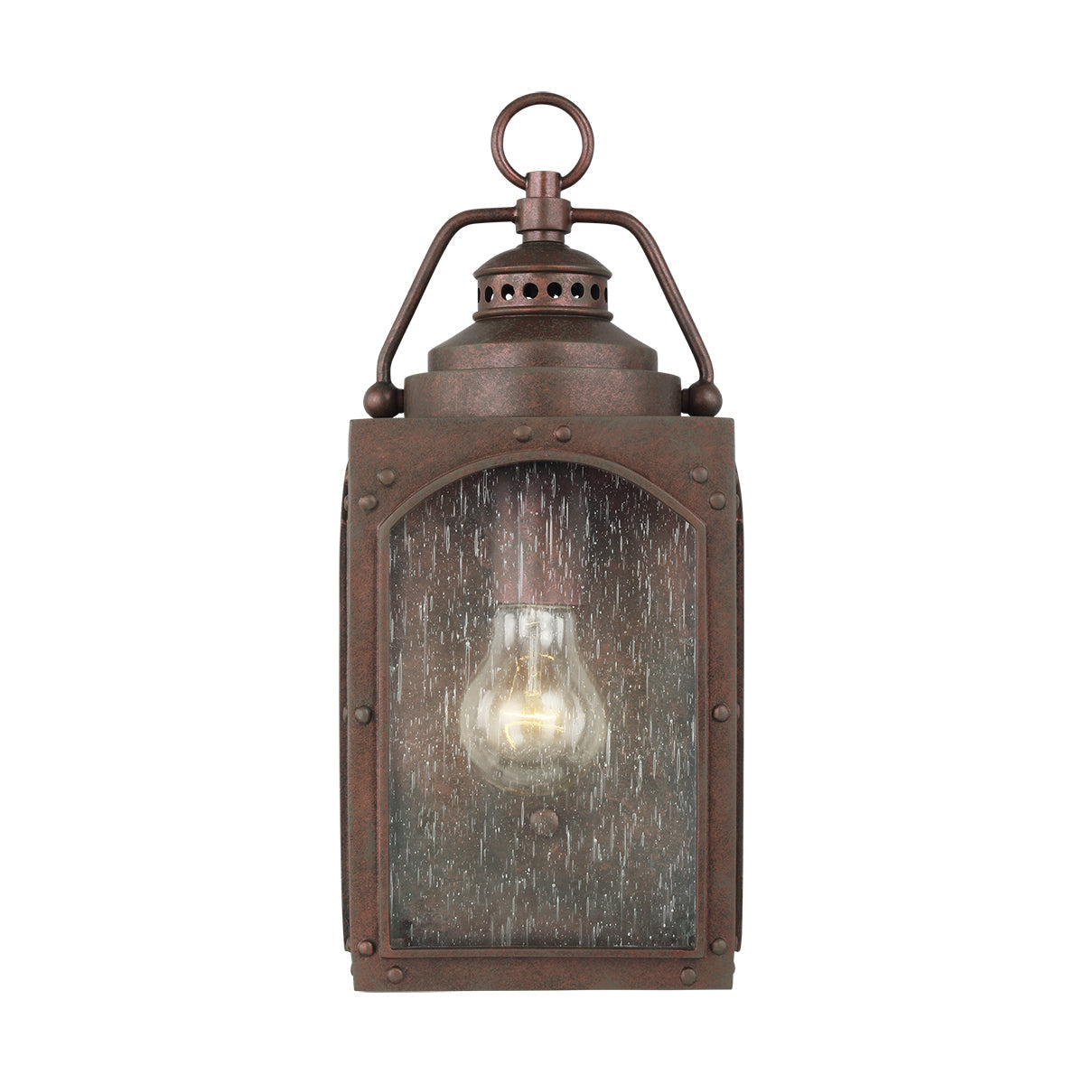 Randhurst Small Wall Lantern - Copper Oxide Finish