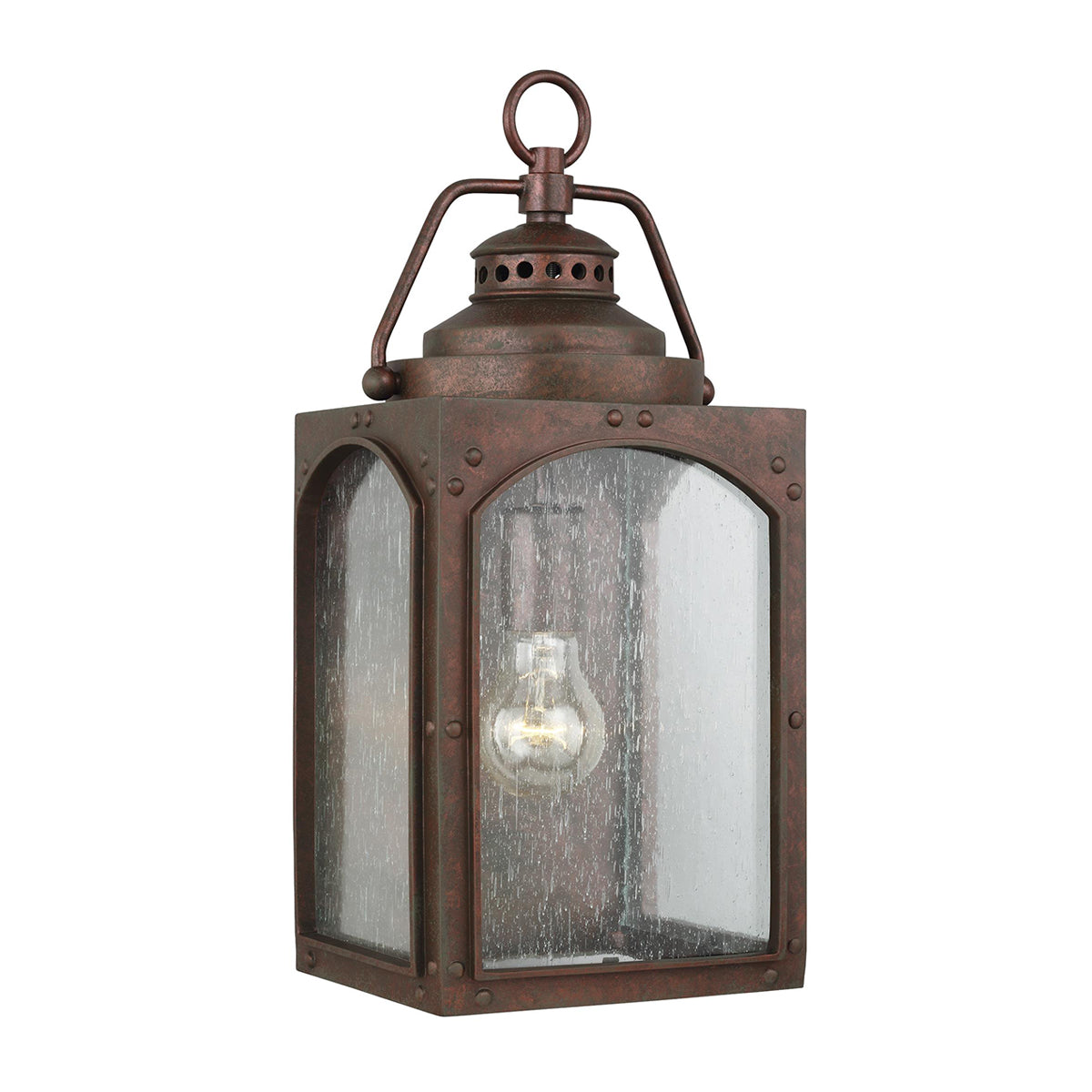 Randhurst Medium Wall Lantern - Copper Oxide Finish