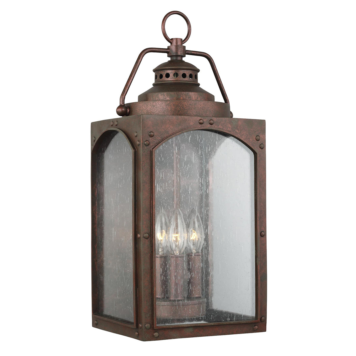 Randhurst Large Wall Lantern - Copper Oxide Finish