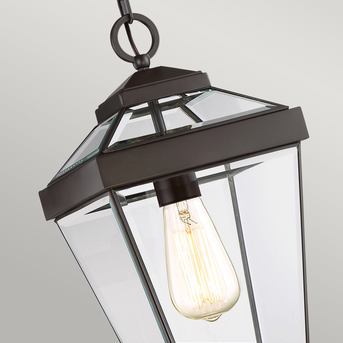 Ravine Medium Chain Lantern – Western Bronze Finish