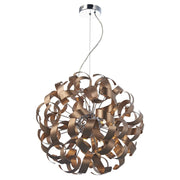 Rawley 9Lt Centre Ceiling Light - Brushed Copper Finish