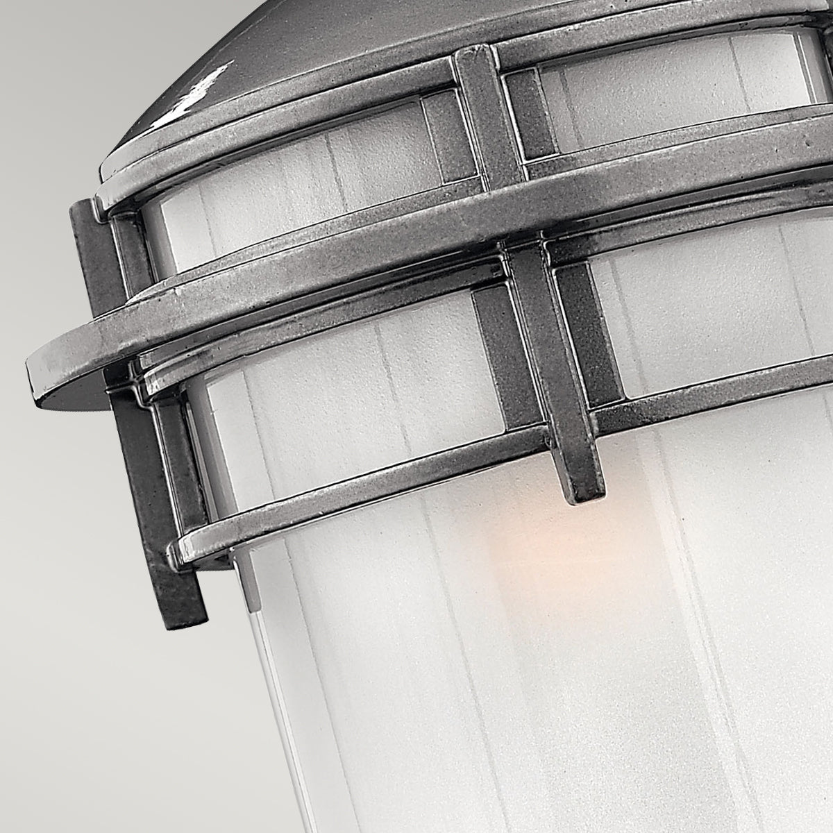 Reef Medium Wall Lantern - Hematite Finish