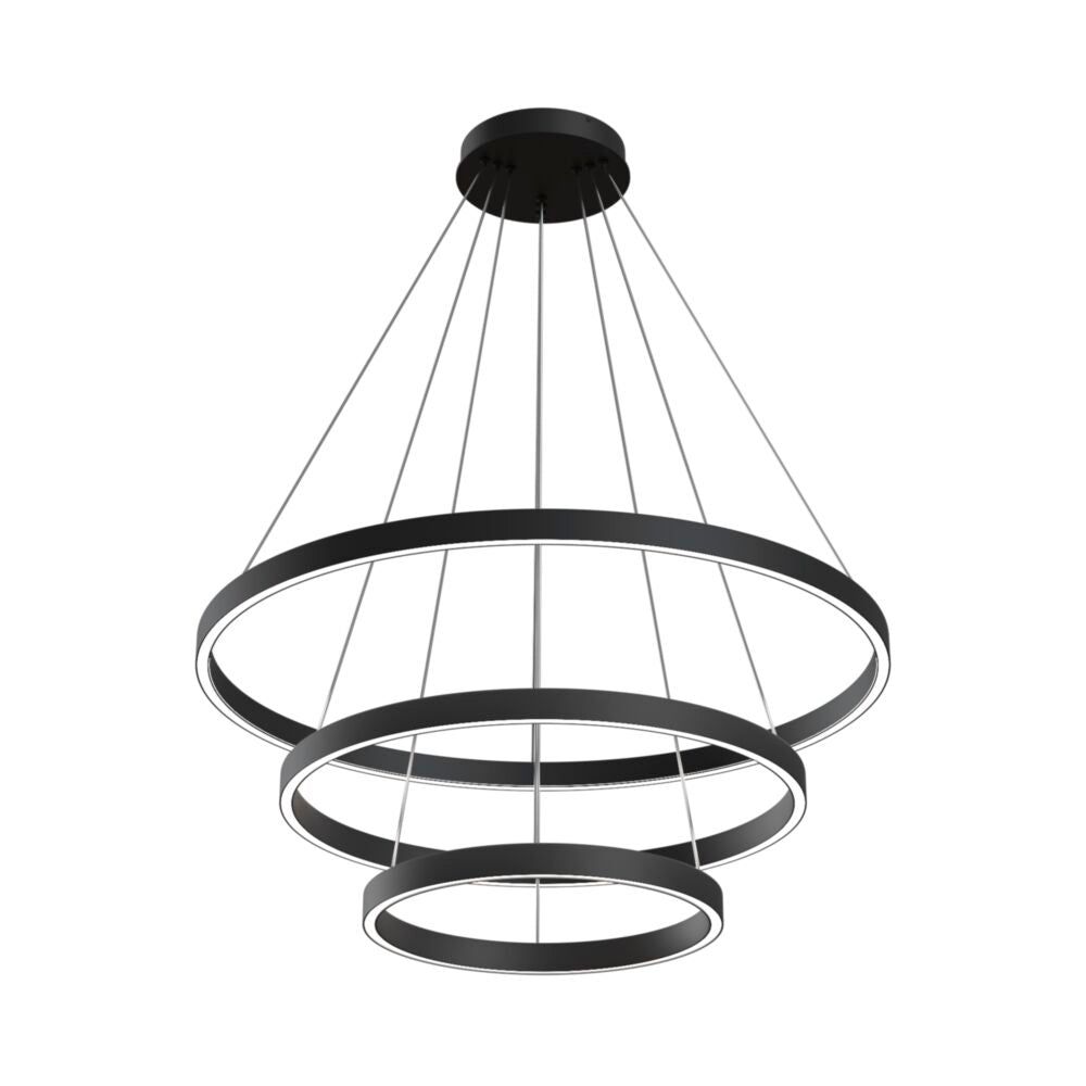 Rim 3 LED Pendant - Black