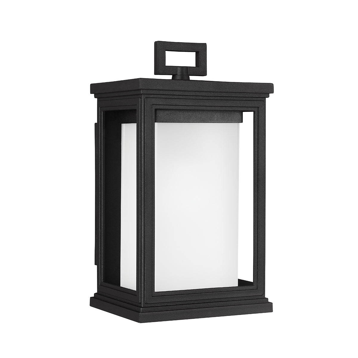 Roscoe Small Wall Lantern - Textured Black Finish