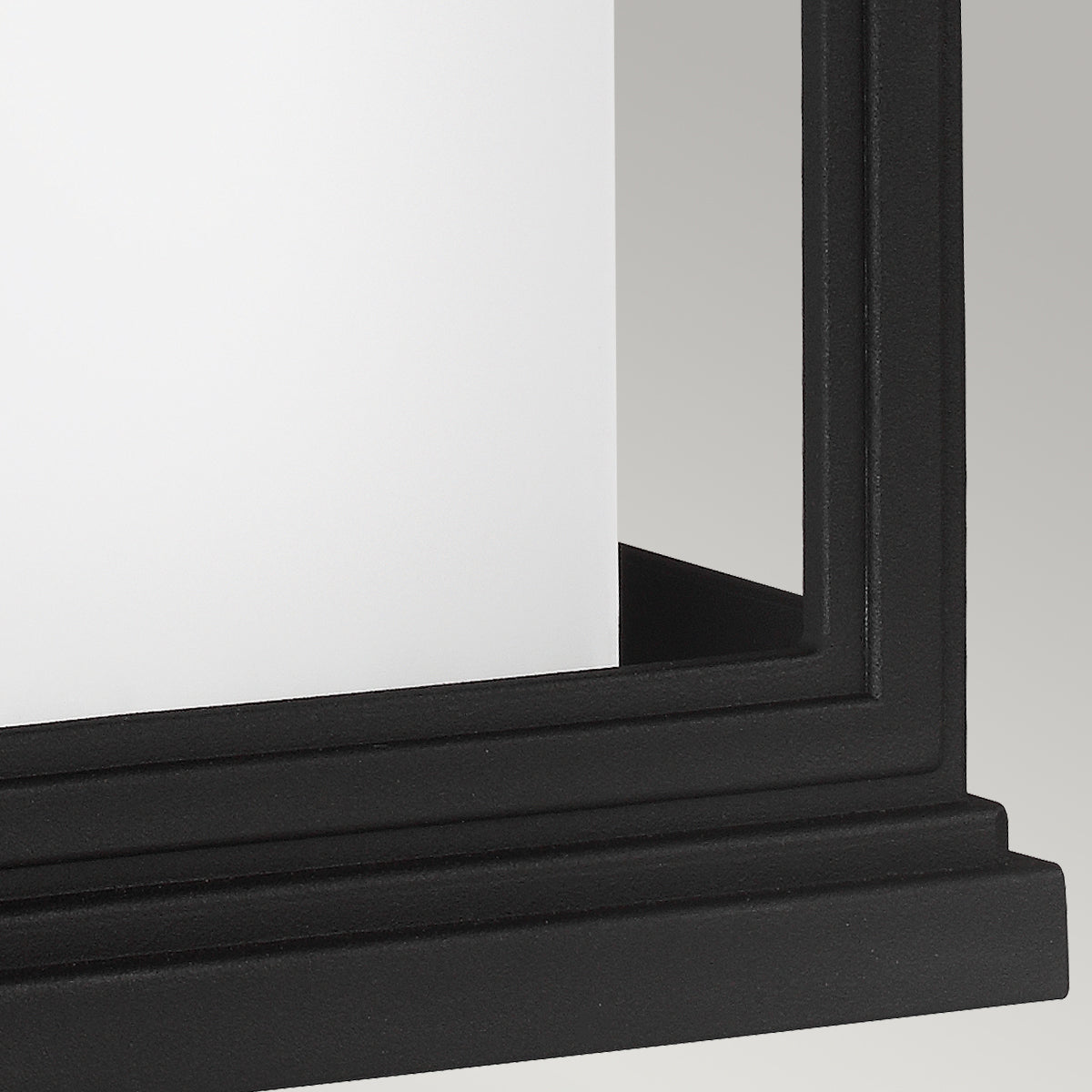 Roscoe Large Wall Lantern - Textured Black Finish