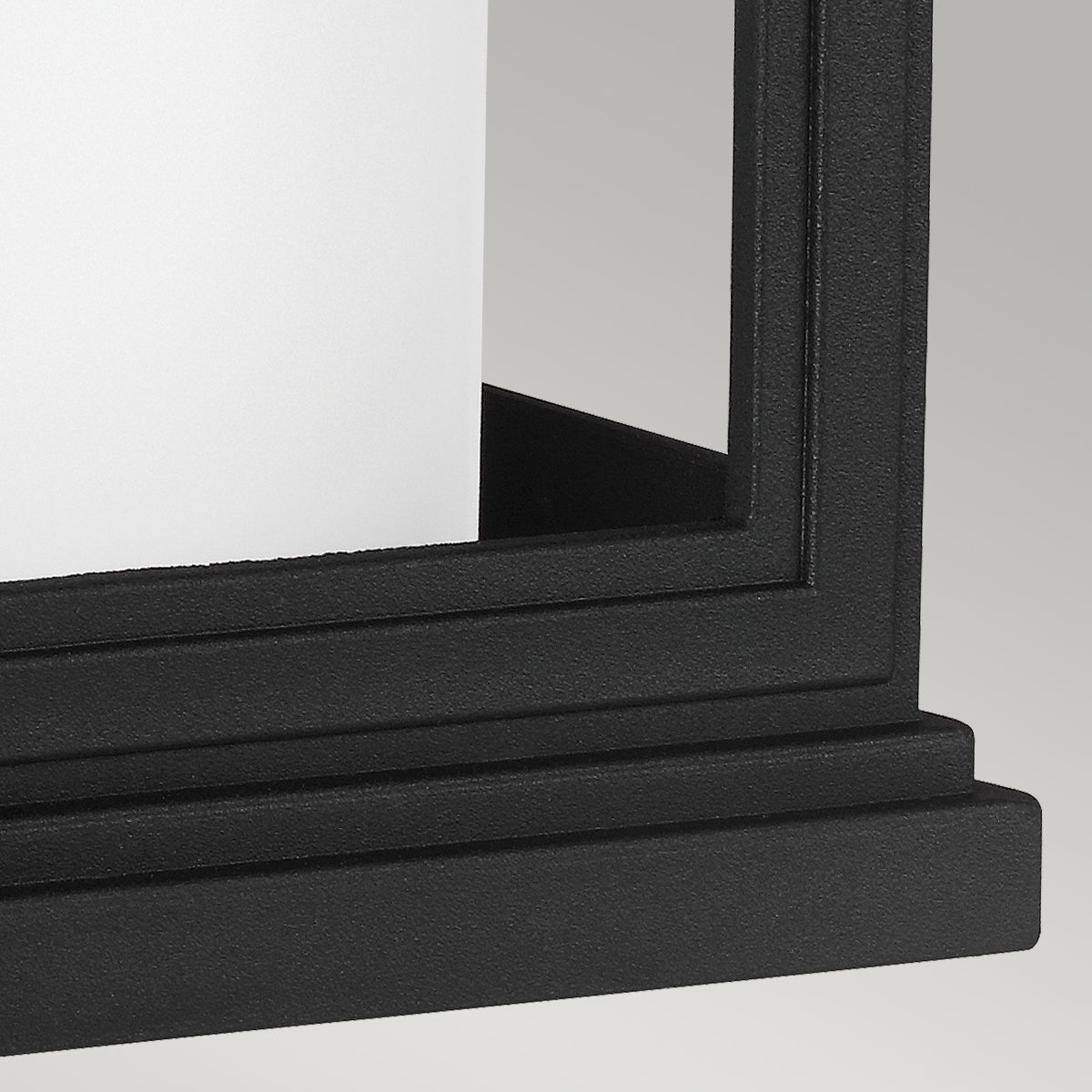 Roscoe Medium Wall Lantern - Textured Black Finish