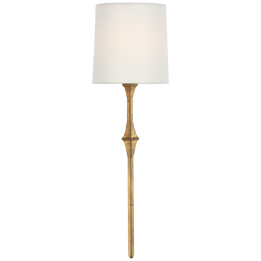 Dauphine  Wall Sconce- Aged Iron/ Gilded Iron Finishes