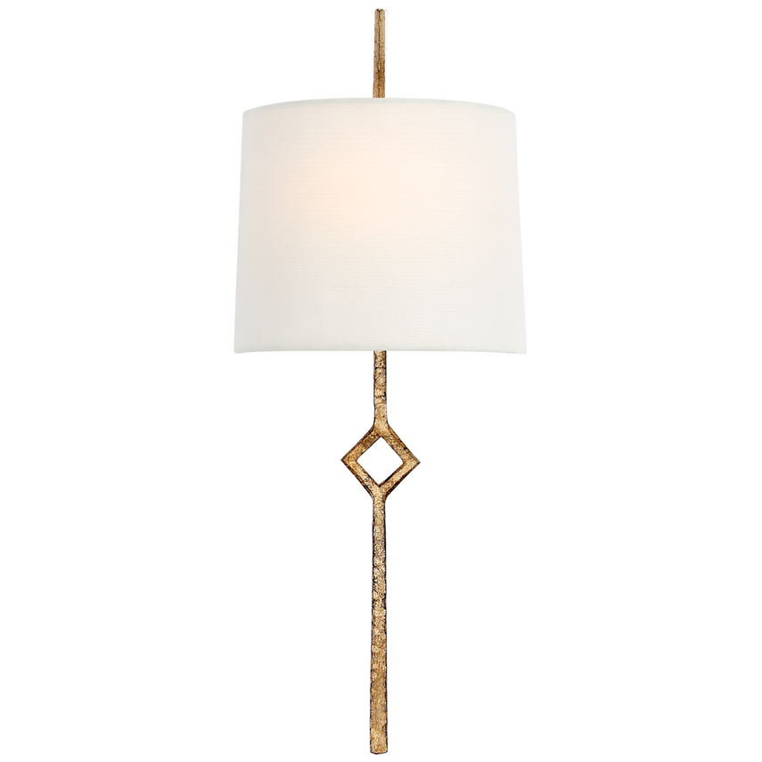 Cranston Wall Sconce- Gilded Iron/ Aged Iron Finishes