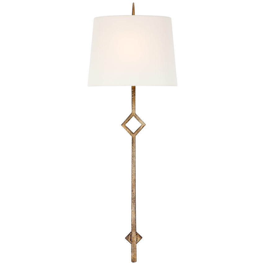 Cranston Wall Sconce- Gilded Iron/ Aged Iron Finishes